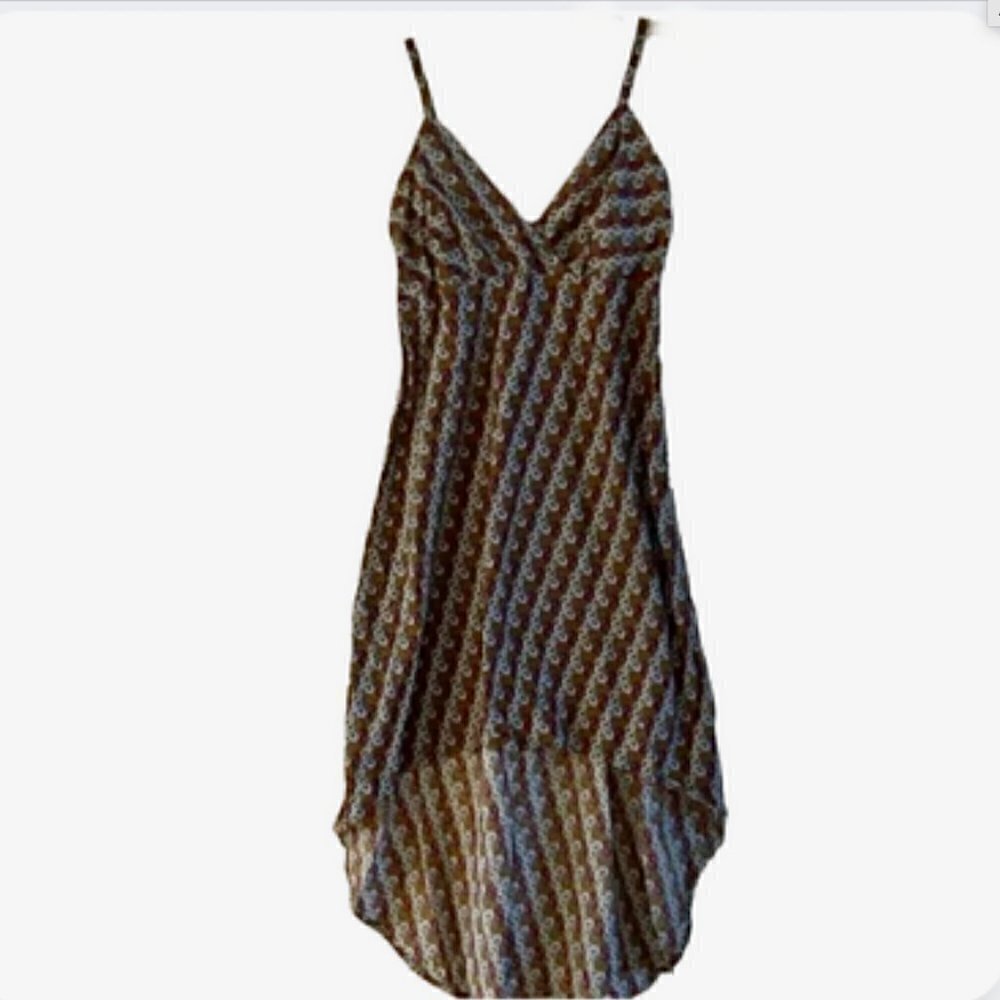 Dharma High-Low Strappy Cotton Dress, Y2K, Friends Style, M/L